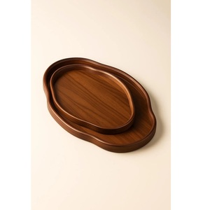 Top Selling Custom Wooden <b>Tray</b> for Food Tea Coffee <b>Snacks</b> Serving Use Available at Affordable Price from India - Product Image 1