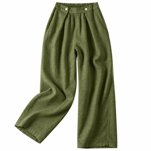 Full Length <b>Linen</b> Pant Beautiful Classic Long Pants Straight Leg Pant <b>Linen</b> Trouser Made With 100% <b>Linen</b> Made by Zed Aar Export - Product Image 5