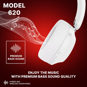 Casque sans fil KYPTEC 620 hybride ANC à réduction active du bruit, son stéréo profond, basses puissantes, léger et confortable - Product Image 6