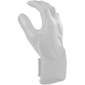 Bear Series Long Cuff Batting Gloves-Whiteout Professional Baseball Batting Gloves Premium Split 100%Cabretta Leather BRUCE-BOLT - Product Image 3