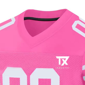 Maillot de football américain pour homme, cousu, séchage rapide, grandes tailles, vente en gros, style sportswear avec personnalisation - Product Image 6