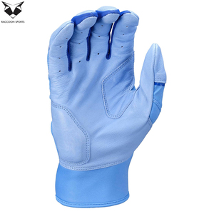 High Performance Raccoon Sports Left-Hand Leather <b>Baseball</b> Batting Gloves Hook Loop Closure Custom Logo Sizes Lightweight - Product Image 3