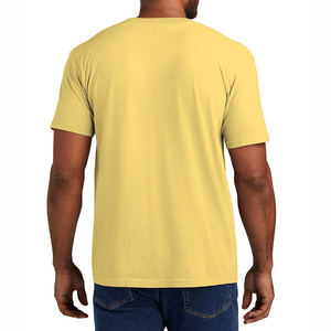 100% Cotton Men's Regular Fit O-Neck Short Sleeve Breathable Quick Dry Printed <b>White</b> Custom <b>Plain</b> T-Shirt Wholesale OEM - Product Image 5