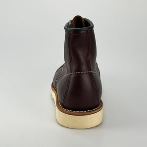 Botas ODM altas para hombre, forro duradero de cuero genuino, antideslizante y moderno, diseño con cordones, suministro global de bajo precio - Product Image 2