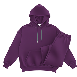 Ensemble de survêtement sport deux pièces pour homme : sweat à capuche épais et pantalon de jogging – Vente en gros, haute qualité - Product Image 4