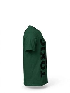 Custom Dark Forest <b>Green</b> Graphic <b>T</b> <b>Shirt</b> <b>Men</b> Heavyweight Cotton Vintage Toxic Graphic Print Slim Fit Casual Summer Streetwear - Product Image 3
