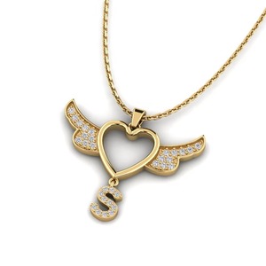 Wholesale Silver + moissanite Plated <b>Heart</b> Design Pendant <b>Charm</b> Crystal High quality Hip hop Style Unisex Jewelry pendant - Product Image 3