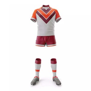 Maillots de rugby pour hommes adultes, prix bas, respirants, dernier style, en polyester, uniformes de rugby personnalisés - Product Image 4