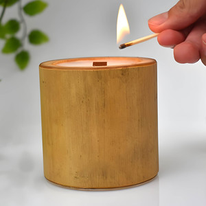 Vela aromática de bambú sostenible, barata, en tubo, ecológica, set de regalo para eventos - Product Image 2