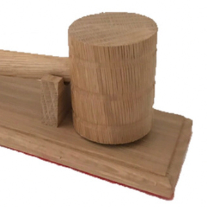 Marteau de vente aux enchères en bois, conçu pour une résistance supérieure et une durabilité longue durée, ensemble de jeu de rôle - Product Image 6