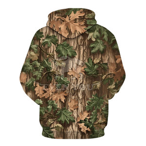 Sweat à capuche camouflage jungle haute performance, design épuré, coupe oversize, pour hommes et femmes, style moderne - Product Image 2