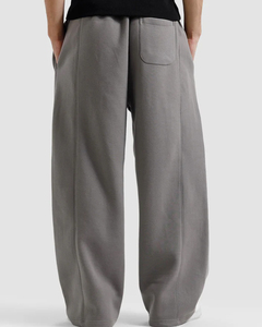 Pantalon de survêtement homme surdimensionné, coupe ample, coupe large, personnalisé, délavé à l'acide, 380 g/m², uni - Product Image 6