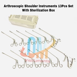 Juego de Instrumentos Artroscópicos de 13 Piezas, <span class=keywords><strong>Kit</strong></span> de Artroscopia para Cirugía de Hombro, Reutilizable, Manual, para Ortopedia |   OldMed - Product Image 1