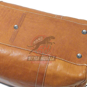Bolsas de Viaje de Cuero de Diseño Personalizado al por Mayor, Bolsas de Viaje de Cuero de Color Sólido de la Mejor Calidad - Product Image 3