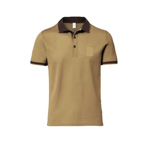 T-shirt polo de meilleure qualité pour hommes T-shirt polo à manches courtes et col rond de 220 grammes à bas prix T-shirt polo décontracté pour hommes - Product Image 5