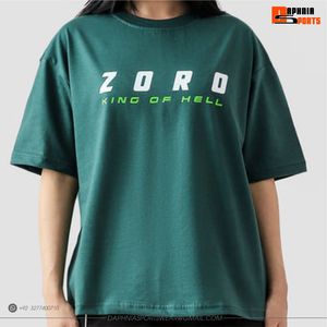 T-shirt vert surdimensionné de haute qualité avec imprimé graphique, style streetwear japonais, coupe décontractée ample, manches courtes, tee-shirt d'été unisexe - Product Image 2