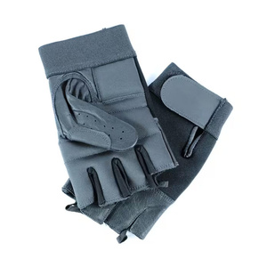 Guantes sin Dedos de Cuero Auténtico de Diseño Personalizado de Alto Rendimiento, Agarre Firme, Transpirables, Impermeables, para Deportes al Aire Libre, Gimnasio y Entrenamiento - Product Image 1