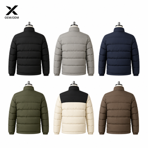 Veste matelassée coupe-vent X Sports City à col montant, isolation premium, doublure intérieure lisse et durable, tissu hydrofuge - Product Image 2
