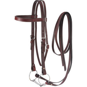 Bride de traction en cuir Western robuste et personnalisable, équipement en cuir de qualité supérieure réutilisable pour grands chevaux de traction, ferme et ranch - Product Image 1