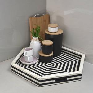 Indian Handmade Luxury High Quality Bone Inlay Serving Tray Direct Factory Price New Design For Home Hotel Restaurant Use - Product Image 2