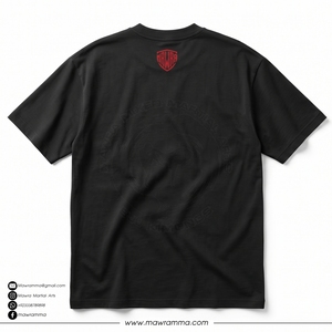 T-shirt en coton personnalisé Mawra pour homme, style streetwear décontracté, coupe oversize, manches courtes, vêtements de mode, fournisseur de marques privées - Product Image 4