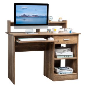 Scrivania per Computer Moderna in Truciolato P2 15mm Marrone - Product Image 5