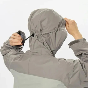 Wholesale Two Tone Color Block Windproof <b>Track</b> <b>Jacket</b> Low MOQ Training Windbreaker Pullover Supplier Custom Print Anorak <b>Jackets</b> - Product Image 5