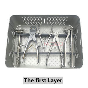 ชุดเครื่องมือผ่าตัดกระดูกสัตว์แบบอเนกประสงค์ ระบบแผ่นล็อค TPLO สำหรับสัตว์ ทำจากเหล็กกล้าทางการแพทย์สำหรับการผ่าตัด - Product Image 5