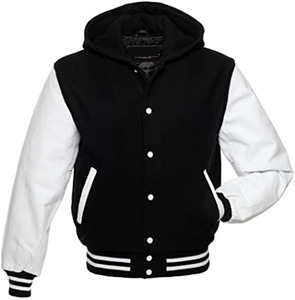 Chaqueta Varsity Acolchada para Hombre, Amarilla y Azul, con Parches Bordados, Estilo Béisbol, Ropa Casual de Calle, Prenda Exterior de Moda - Product Image 4