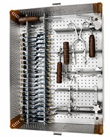 Système d'extenseur cervical Caspar, ensemble de lames en acier inoxydable de haute qualité, boîte de rangement stérilisée, complet pour la voie antérieure