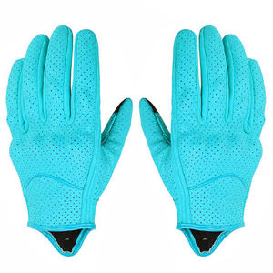 Gants de moto en cuir en gros pour la course, avec logo personnalisé, protection intégrée - Product Image 2