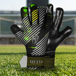 Guantes de Portero de Fútbol de Látex de Alta Resistencia y Transpirabilidad, Guantes Deportivos de Primera Calidad a Precios Razonables, Correa Elástica - Product Image 2