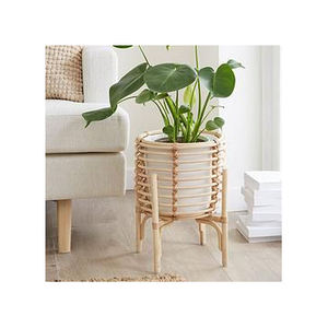 Soporte para Plantas de Ratán Ecológico de Grado Comercial, Cesta Tejida a Mano con Opciones Personalizables para Hoteles, Resorts y Jardines - Product Image 6
