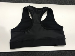 Ladies Sports Bra High Quality Lightweight Breathable marble Print Zippers Elastic Waist Leggings Bra Workout Set Front Logo - Product Image 2