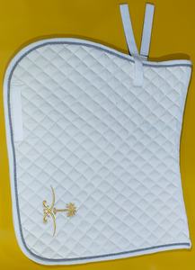 Tapis de selle matelassé avec logo saoudien, léger, durable, confortable, OEM/ODM accepté, tapis de selle de luxe tout usage - Product Image 3