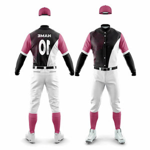 Custom Color High Quality Manufacturer Softball Uniform Moisture-Wicking Quick Dry Summer Wear Lightweight <b>Baseball</b> Player <b>Set</b> - Product Image 4