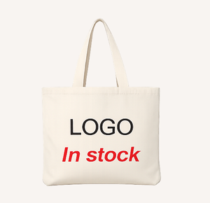 Bolsa de compras de lona de algodón orgánico, personalizada, reciclable, reutilizable, lisa, en blanco, para publicidad con letras, para compras de supermercado. - Product Image 3