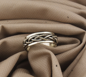 Bague classique en argent sterling 925 avec serti clos et pierre précieuse, finition polie, pour femme et homme, bijoux de mariage et de fiançailles - Product Image 5