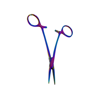 Pinces artériennes chirurgicales à revêtement arc-en-ciel, pince hémostatique certifiée CE, instrument manuel de classe II DETAIN IMPEX DI-SS-R-231 - Product Image 3
