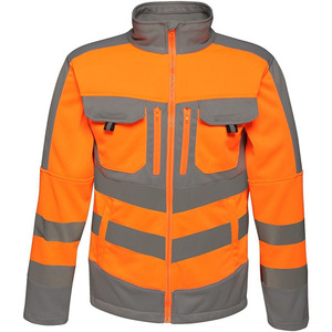 Hi-Vis Workwear <b>Jacket</b> Reflective Safety <b>Jacket</b> for Construction & Road <b>Workers</b> - Product Image 6