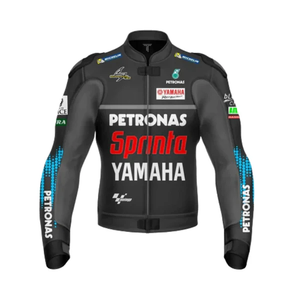 Unisex Ramaha Leather Waterproof Printed <b>Racing</b> <b>Jacket</b>/Chaqueta Durable Comfortable Quick Dry Riding Wear Made Measure CE All - Product Image 1