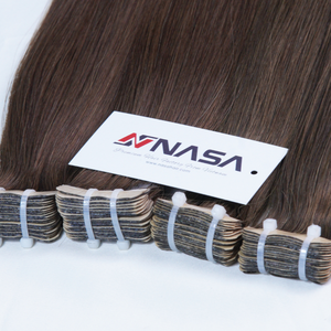 Extensiones de cabello con cinta más vendidas 100% cabello vietnamita colores oscuros Super doble dibujado 60 cm recto Natural - Product Image 2