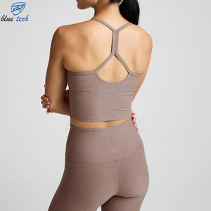 Conjunto de Yoga Premium para Mujer, Ropa Deportiva Naranja, Bra Deportivo Sin Costuras, Leggings de Cintura Alta, Ropa Deportiva al Por Mayor - Product Image 6