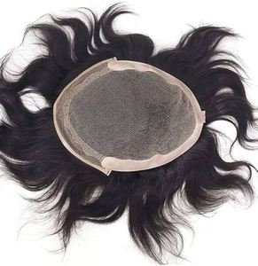 Prensa de cabello de integración de doble trama de la marca Premium, con el cabello humano Remy brasileño más natural, hecha de red de pesca y encaje. - Product Image 1