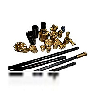 Foret à bouton pour perforatrice de roche de haute qualité, 7 boutons, 8 degrés, 12 degrés, en alliage conique doré, pour diamètres 30mm, 32mm, 34mm - Product Image 3