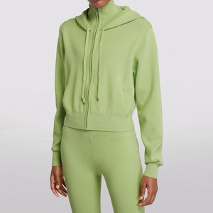 PIHA SPORTS Sudadera con capucha de invierno 100% algodón para mujer, manga larga, holgada, con cordón y bolsillo - Product Image 5
