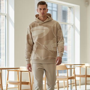 Sudadera con Capucha Personalizada con Impresión por Sublimación Completa, Sudadera de Forro Polar para Hombre, Ropa Casual de Invierno, Chaqueta Holgada de Talla Grande - Product Image 6