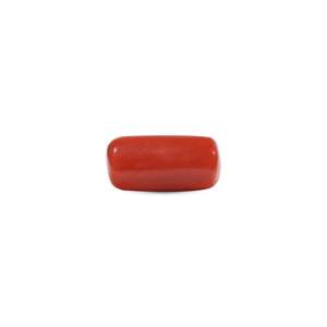 Natural Oval Cut Red Coral 7.25 Carat Loose Gemstone for Fine Jewelry - Product Image 2