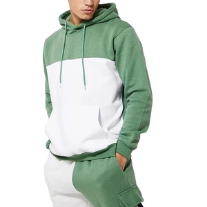 Custom Color <b>Block</b> Sweatsuit Jogging Set Unisex Casual Pullover Hoodies Cargo Pants Set Plus Size Mens Two Piece Set 2026 - Product Image 1