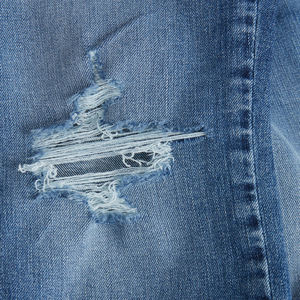 Street Style Custom Best Quality High <b>Waist</b> Ripped Wide Leg <b>Jeans</b> Women Vintage Distressed Denim Pants Best Selling - Product Image 6